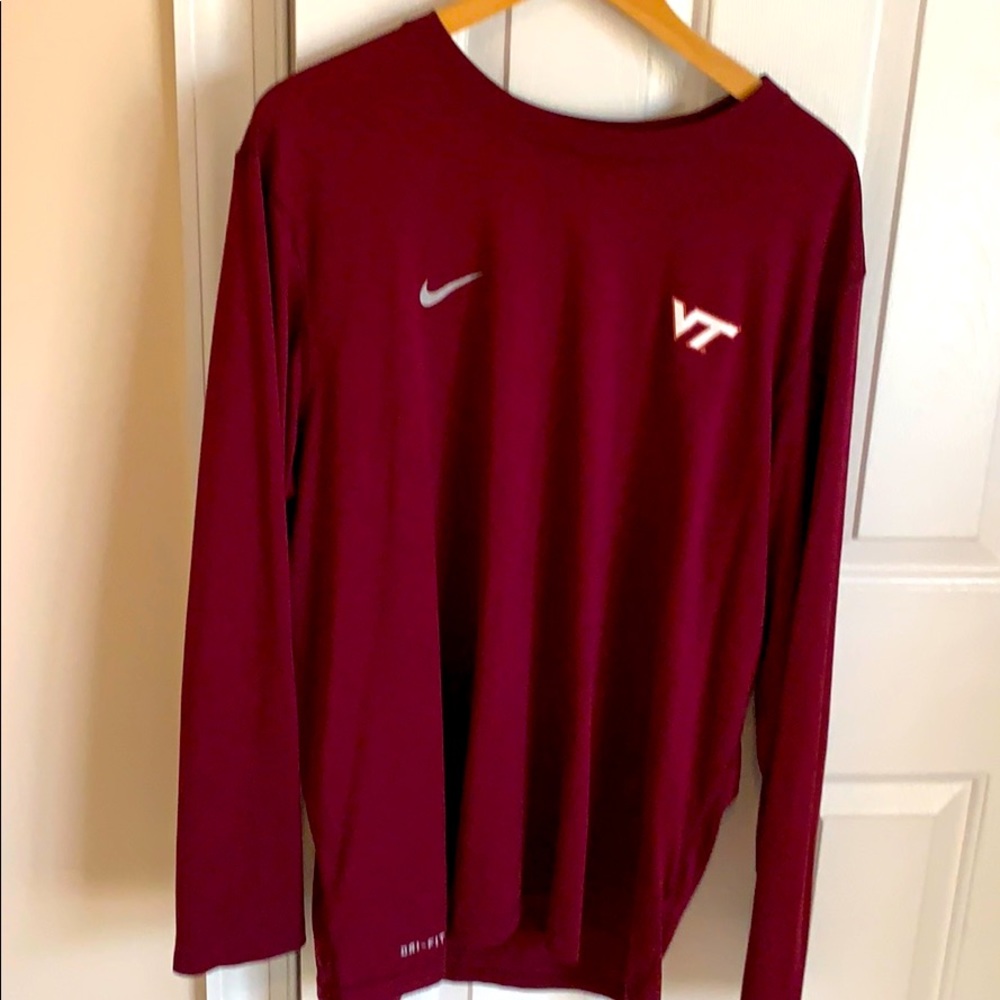 Virginia Tech Nike Dri-Fit Long sleeve T-shirt